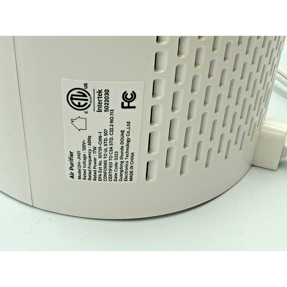 Compact HEPA Air Purifier – Touch Controls, Timer, Night Light DOUHE DH-JH01 - Picture 2 of 3